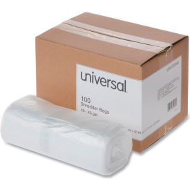 Universal High-Density Shredder Bags 26w x 18d x 48h 100 Bags/Carton Clear