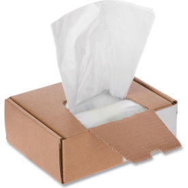 Universal High-Density Shredder Bags 13w x 13d x 28h 100 Bags/Carton Clear