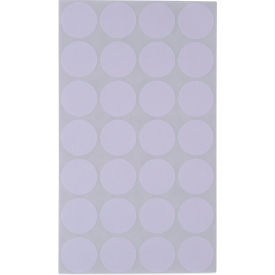 United Stationers Supply UNV40108 Universal® Self-Adhesive Removable Color-Coding Labels, 0.75", White, 28/Sheet, 36 Sheets/Pack image.