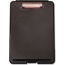 Universal® Storage Clipboard 1/2" Capacity Holds 8-1/2" x 11" Sheets Black
