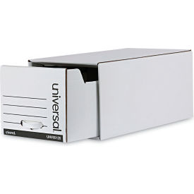 Universal Products 85120 Universal® Economy Storage Drawer Files, Letter Files, White, 6/case image.