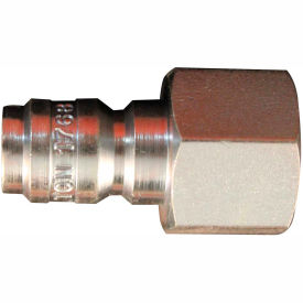 MILTON INDUSTRIES 1764 Milton 1764 Straight Through Air Plug 1/4" FNPT 10 Pack image.