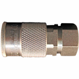 MILTON INDUSTRIES 1835BK Milton 1835 H Style Industrial Coupler 3/8" FNPT 50 Pack image.