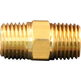 MILTON INDUSTRIES 647-2 Milton 647-2 1/2" MNPT Hex Nipple Hose Fitting image.