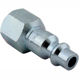 MILTON INDUSTRIES 728BK Milton 728 M Style Industrial Plug 1/4" FNPT 250 Pack image.