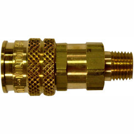 MILTON INDUSTRIES 746BK Milton 746 AMT Style Universal Coupler 1/4" MNPT 50 Pack image.