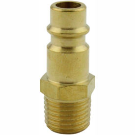 MILTON INDUSTRIES 760*****##* Milton 760 V Style High Flow Plug 1/4" MNPT 10 Pack image.