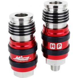 MILTON INDUSTRIES S-1756 Milton Safety Exhaust Coupler, 3/8" Body, 1/4" FNPT, S-1756 image.