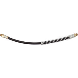 MATRIX MANAGEMENT INC 43681 Prolube 43681 Flexible Grease Gun Hose with Spring Guard, 3500 PSI, 18-inch, 1/8" NPT image.