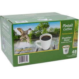 PINTAIL COFFEE, INC. BBMDCAFSS48 Pintail Coffee Breakfast Blend Decaffienated, Medium Roast, 0.53 oz., 48 K-Cups/Box image.