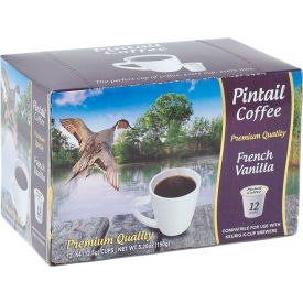 PINTAIL COFFEE, INC. FVSS12 Pintail Coffee French Vanilla, Medium Roast, 0.53 oz., 12 K-Cups/Box image.