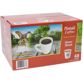 PINTAIL COFFEE, INC. HBSS48 Pintail Coffee House Blend , Medium Roast, 0.53 oz., 48 K-Cups/Box image.