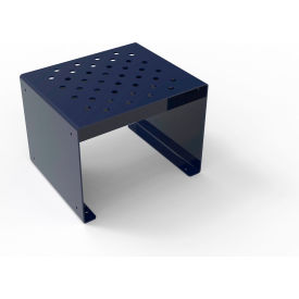 UltraSite® Pasadena 2 Outdoor Straight Modular Bench without Back Surface Mount Ultra Blue 