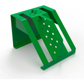 UltraSite® Pasadena Single Sided Bike Rack Surface Mount 2 Bike Capacity Spring Green 