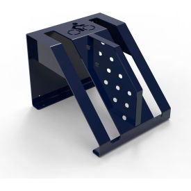 UltraSite® Pasadena Single Sided Bike Rack Surface Mount 2 Bike Capacity Ultra Blue 