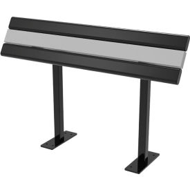 UltraSite® Richmond 4 Leaning Rail In-Ground Mount Brown