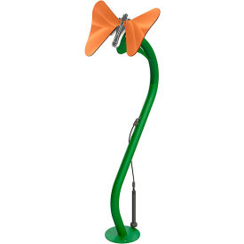 Freenotes Butterfly with Inground Mount Kit Orange 
