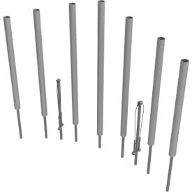 Freenotes Contrabass Chimes with Surface Mount Kit Silver 
