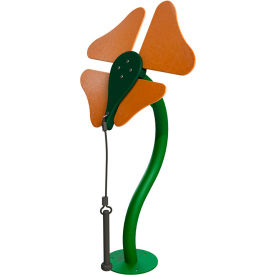Freenotes Flower Toddler with Inground Mount Kit Orange 