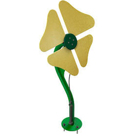 Freenotes Flower with Inground Mount Kit Yellow 