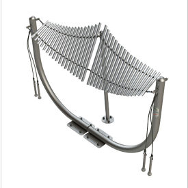 Manta Ray with Inground/Surface Mount Kit, Silver view 2