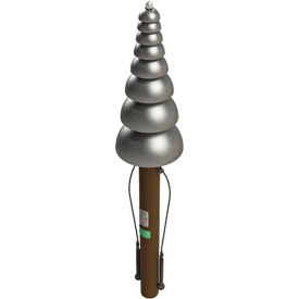 Freenotes Pagoda Bells with Recycled Inground Mount Kit Silver 
