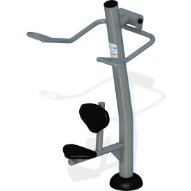 ActionFit Inground Mounted Lat Pull Down Gray 