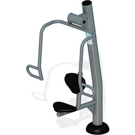 ActionFit Inground Mounted Chest Press Gray 