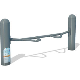 ActionFit Inground Mounted Push Up Low Gray 