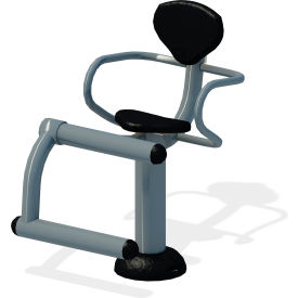 ActionFit Inground Mounted Leg Extension Gray 