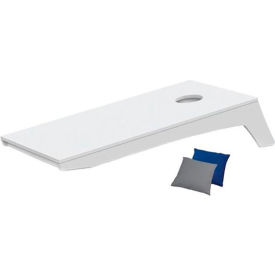 Ledge Lounger Games Corn Hole, Gray Board, White/Black Bags view 2