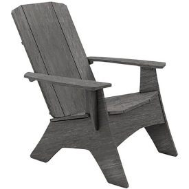 Ledge Lounger Adirondack, Regular, Ready To Assemble, Fog view 2