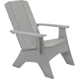 Ledge Lounger Mainstay Adirondack, Regular, Ready To Assemble, Gray view 2