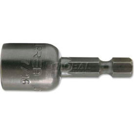Urrea Professional Tools 10560X Urrea SAE Heavy-Duty Magnetic Power Nut Driver, 10560X, 1/4" Drive, 1/4" Tip, 1-3/4" Long image.