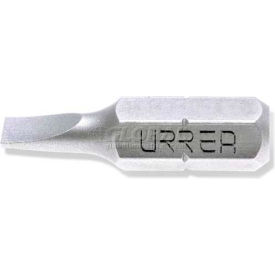 Urrea Professional Tools 22016 Urrea Flat Screwdriver Bit, 22016, 1" Long, Standard Tip 10F-12R image.