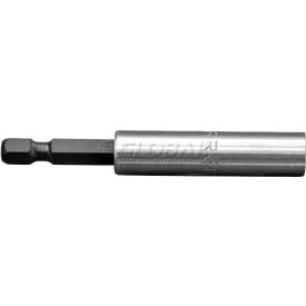 Urrea Professional Tools 55010 Urrea Magnetic Power Bit W/Retention Ring, 55010, 1/4" Hex Shank, 2-15/16" Long image.