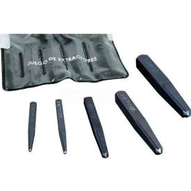 Urrea Professional Tools 9500A Urrea Pipe Extractor Set 9500A, 1/8" To 3/8", Straight Flute, 5 Pieces image.