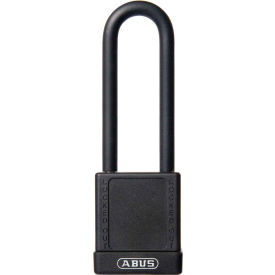 Abus 9840 ABUS 74HB/40-75 Keyed Different Lockout Padlock, Non-Conductive 3-Inch Shackle, Black, 09840 image.