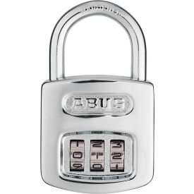 Abus 12611 ABUS Steel Resettable 3-Dial Combination Padlock 160/40 C 1/2" image.