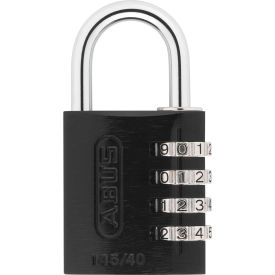 Abus 14540 ABUS Anodized Aluminum Resettable 3-Dial Combination Lock 145/40 C - Black image.