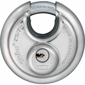 Abus 26001 ABUS Stainless Steel Maximum Security Diskus 25/70 KD Dimple Key - Keyed Different image.