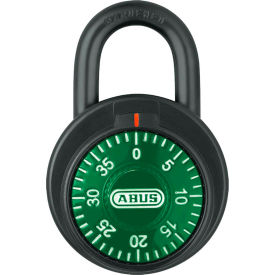 Abus 78815 Abus Front Faced Combination Padlock, 78 Series, Green, Pack of 6 image.