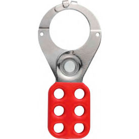 Abus 93201 ABUS ST0802 Steel Safety Lockout Hasp, 1.5" w/ tabs, 93201 image.