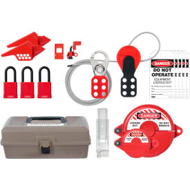 Abus 97182 ABUS K930 Electrical, Valve, and Combined Lockout/Tagout Safety Toolbox, 97182 image.