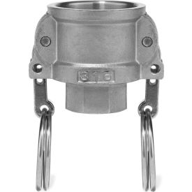 USA SEALING, INC BULK-CGF-36 1" 316 Stainless Steel Type D Coupler with Threaded NPT Female End image.