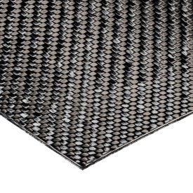 USA SEALING, INC BULK-CS-CF-12 Carbon Fiber Sheet - Twill Weave - 1/32" Thick x 12" Wide x 12" Long image.