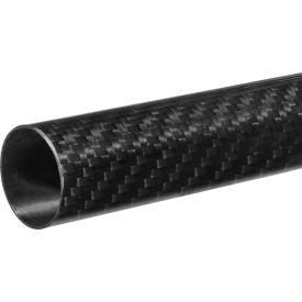 USA SEALING, INC BULK-CT-CF-10 Carbon Fiber Tube - Twill Weave - 3/4" ID x 7/8" OD x 6 ft. Long image.