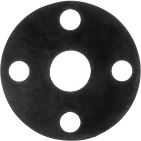 USA SEALING, INC BULK-FG-409 Full Face Viton Flange Gasket for 1" Pipe-1/16" Thick - Class 150 image.