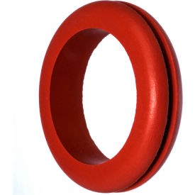 USA SEALING, INC BULK-GMT-S50-1 Silicone Rubber Push-In Grommet for 5/16" Hole ID and 1/16" Edge Thickness - 3/16" ID - Pack of 50 image.