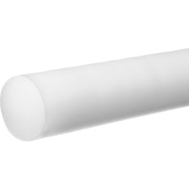 USA SEALING, INC BULK-PR-AC-100 White Acetal Plastic Rod - 1/2" Diameter x 1 ft. Long image.